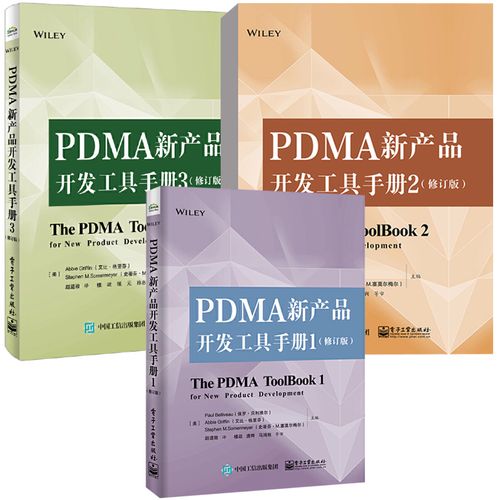 【全3册】pdma新产品开发工具手册123(修订版)产品创新研发开发企业